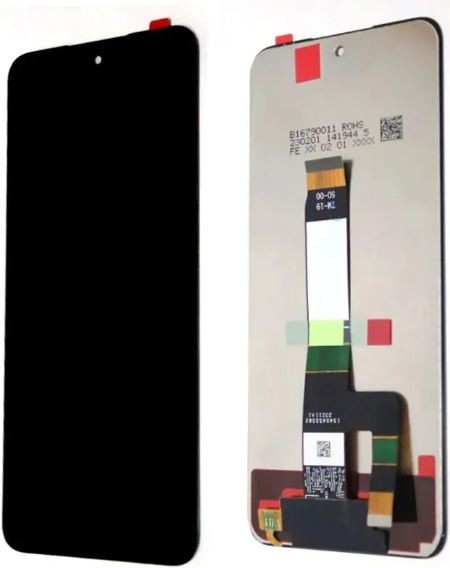 LCD-näyttö Xiaomi Redmi 12 4G/12 5G/Poco M6 Pro 5G kosketusnäytöllä musta ORG