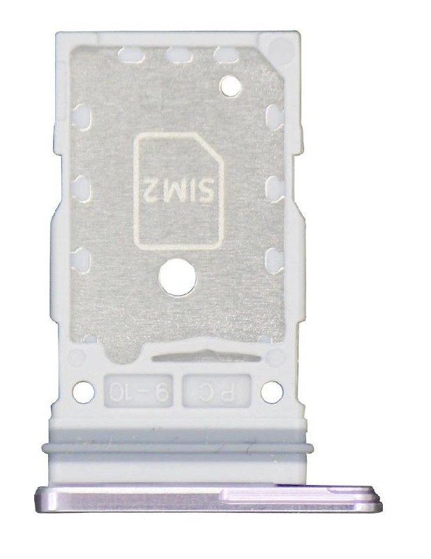 SIM-kortin pidike Samsung S918 S23 Ultra Dual Lavender alkuperäinen (service pack)