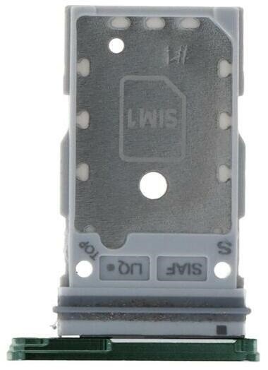 SIM-kortin pidike Samsung S911/S916 S23/S23 Plus Dual Green alkuperäinen (service pack)