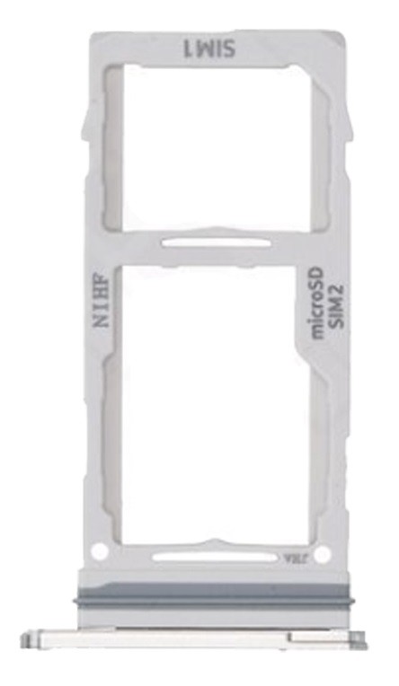 SIM-kortin pidike Samsung N985/N986 Note 20 Ultra Mystic White alkuperäinen (service pack)