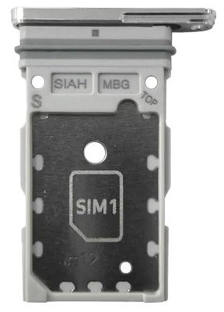 SIM-kortinpidike Samsung S918 S23 Ultra Dual Sky Blue/Lime ORG