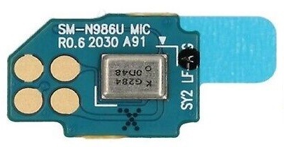 Mikrofonin piirilevy alkuperainen Samsung N986 Note 20 Ultra (service pack)