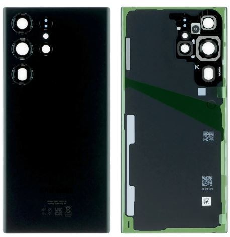 Takakansi Samsung S918 S23 Ultra fantomimusta alkuperäinen (käytetty luokka C)