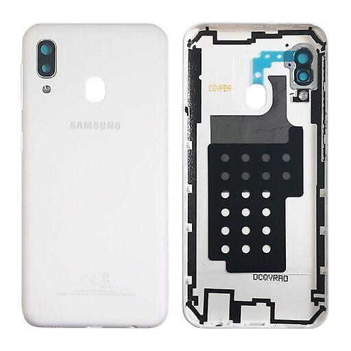Takakansi Samsung A202 A20e 2019 valkoinen alkuperäinen (service pack)