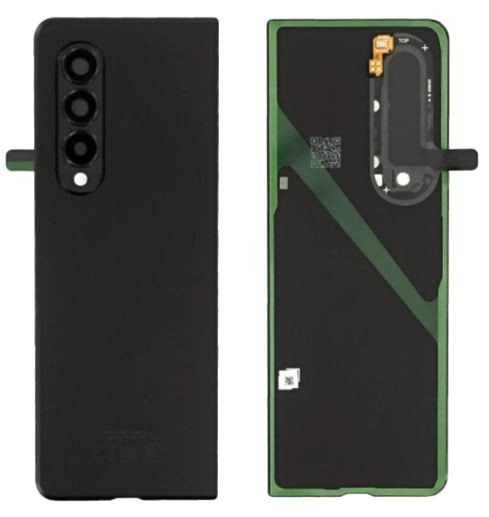 Takakansi Samsung F926 Galaxy Z Fold 3 Phantom Black alkuperäinen (käytetty Grade C)