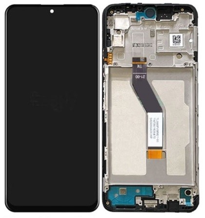 LCD-näyttö Xiaomi Poco M4 Pro 5G/Redmi Note 11S 5G/Redmi Note 11T 5G kosketusnäytöllä kehyksellä musta ORG