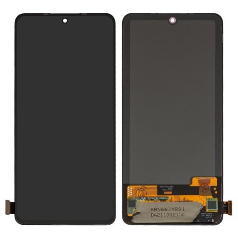 LCD-näyttö Xiaomi Redmi Note 10 Pro 4G/Note 11 Pro/Redmi Note 11 Pro 5G/Note 12 Pro 4G/Poco X4 Pro 5G kosketusnäytöllä musta OLED