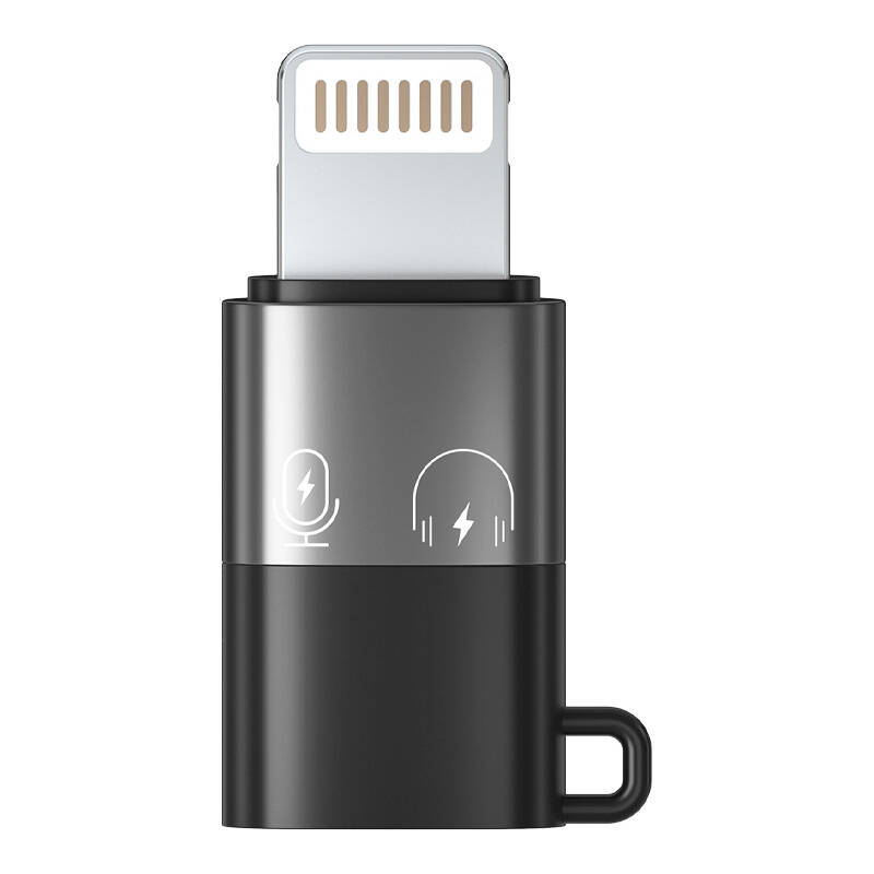 Puluz PU649B OTG-sovitin USB-C Lightning-liitäntään