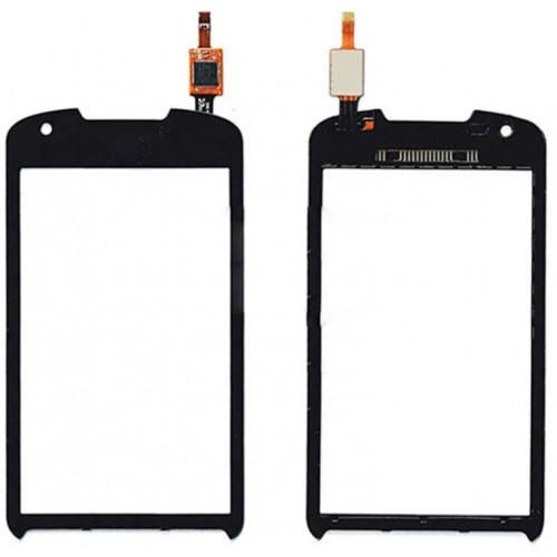Kosketusnäyttö yhteensopiva Samsung S7710 Xcover 2 musta alkuperäinen