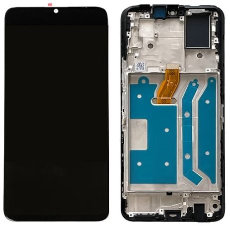 LCD-näyttö Huawei Honor X7 kosketusnäytöllä kehyksellä musta ORG