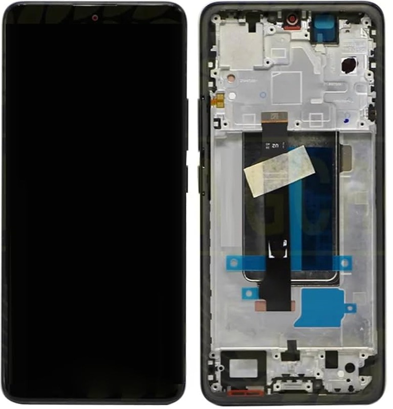 LCD screen Xiaomi Redmi Note 13 Pro+ 5G with touch screen with frame Midnight Black original (service pack)