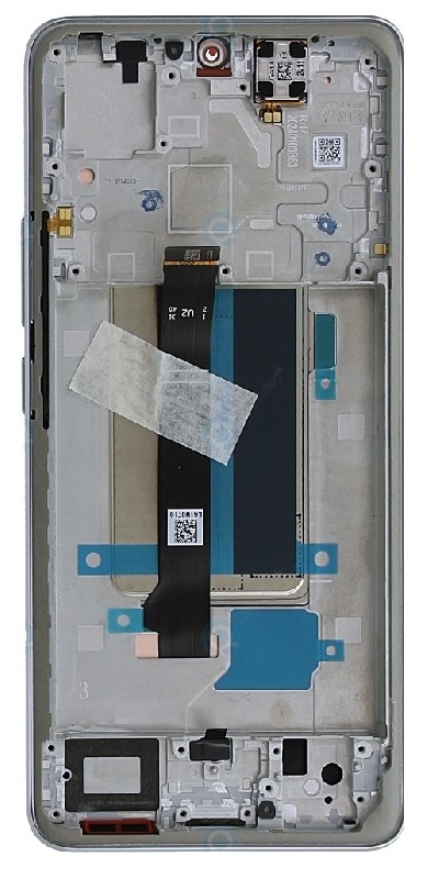 LCD screen Xiaomi Redmi Note 13 Pro+ 5G with touch screen with frame Moonlight White original (service pack)