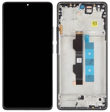 LCD screen Xiaomi Redmi Note 13 Pro 4G/Poco M6 Pro 4G with touch screen with frame Black/Blue original (service pack)