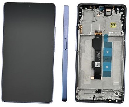 LCD-näyttö Xiaomi Redmi Note 13 Pro 4G/Poco M6 Pro 4G kosketusnäytöllä ja kehyksellä Lavender Purple alkuperäinen (service pack)
