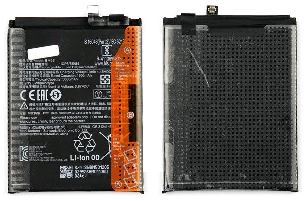 Akku alkuperäinen Xiaomi Mi 10T/Mi 10T Pro 5000mAh BM53