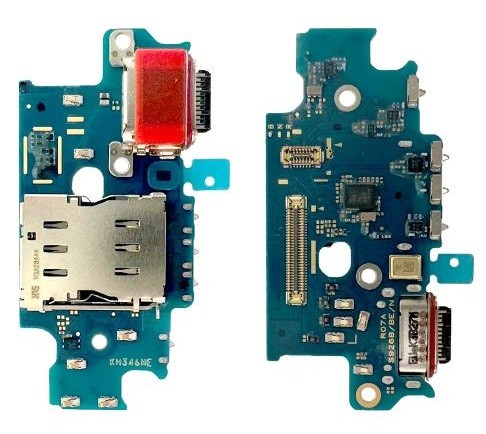 Flex Samsung S926 S24 Plus latauspistoke, mikrofoni, SIM-lukija alkuperäinen (service pack)