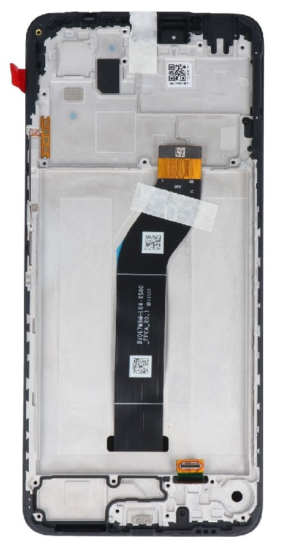 LCD-näyttö Xiaomi Redmi 13C 4G/5G/Poco C65 kosketusnäytöllä ja kehyksellä musta alkuperäinen (huoltopakkaus)