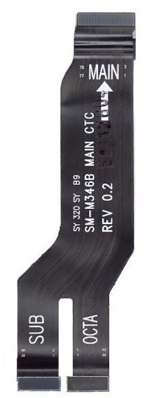 Flex Samsung M346 M34 5G emolevyn kaapeli (SUB-OCTA) alkuperäinen (huoltopakkaus)