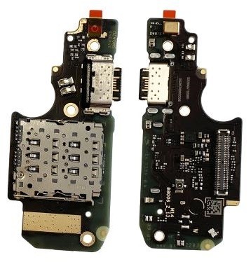 Flex Xiaomi Redmi Note 11 Pro 4G latauspistokkeella ja mikrofonilla, SIM-kortin kontakti alkuperäinen (service pack)