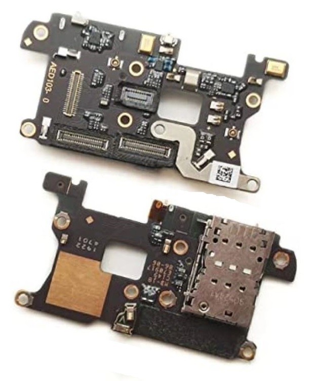 Flex OnePlus 7 Pro SIM-korttipaikalla ja mikrofonilla alkuperäinen (käytetty Grade A)