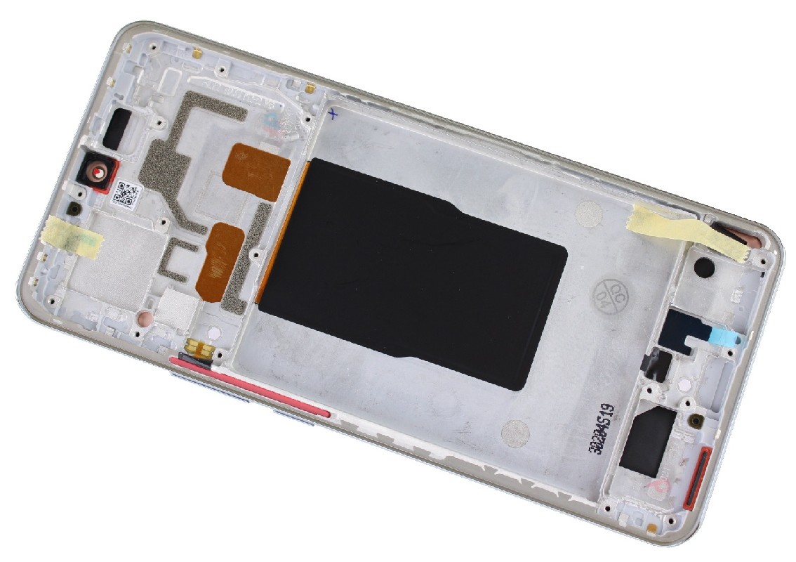 LCD-näyttö Xiaomi 12T/12T Pro kosketusnäytöllä kehyksellä hopeinen ORG