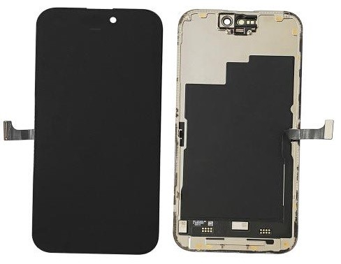 LCD-näyttö iPhone 15 Pro kosketusnäytöllä Premium OLED 120Hz (Removable IC)