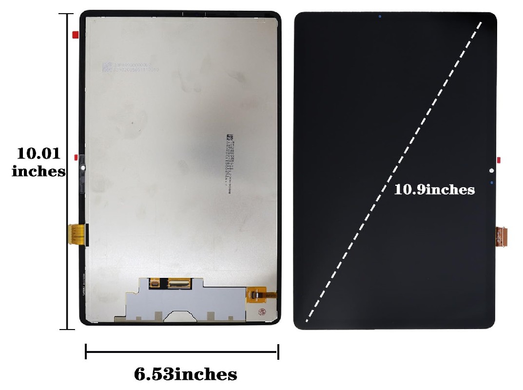 LCD-näyttö Samsung X510/X516 TAB S9 FE 10.9 2023 kosketusnäytöllä musta ORG