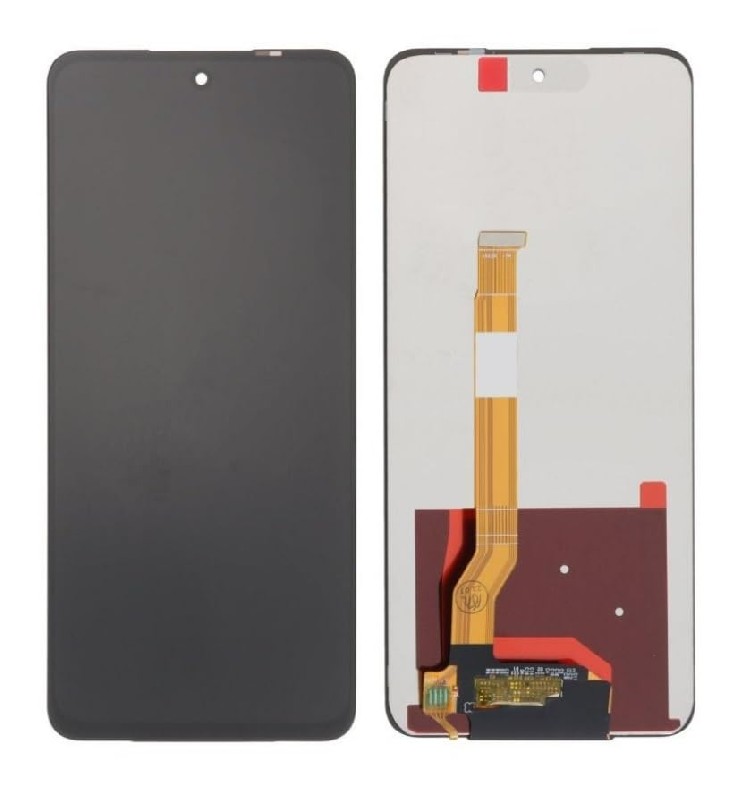 LCD-näyttö OnePlus Nord CE 3 Lite 5G/Realme C55 4G/C67 4G/5G/11 5G/Oppo A1 5G/A58 4G/A79 5G/A98 5G kosketusnäytöllä musta (kunnostettu) ORG