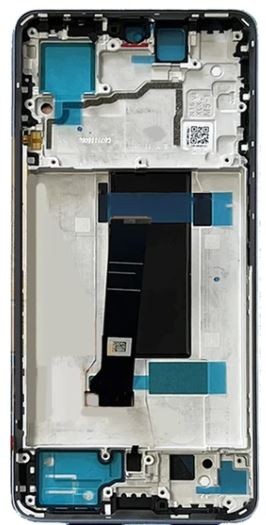LCD-näyttö Xiaomi Redmi Note 13 Pro 5G/Poco X6 5G kosketusnäytöllä kehyksellä musta OLED