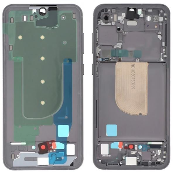 Keskikotelo Samsung S711 S23 FE Graphite alkuperäinen (service pack)