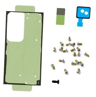 Tarrasetti takakannelle Samsung S918 S23 Ultra alkuperäinen (huoltopakkaus)