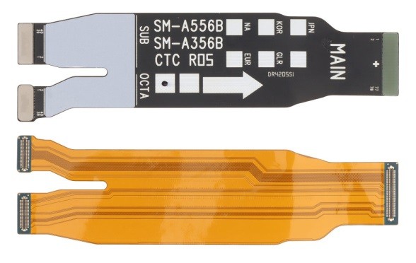Flex Samsung A356 A35 5G/A556 A55 5G emolevyn kaapeli (SUB-OCTA) alkuperäinen (service pack)