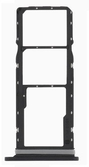 SIM-kortin pidike Samsung A057 A05S 2023 Black alkuperäinen (service pack)