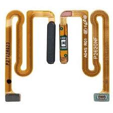 Flex Samsung A047 A04S 2022 virtapainike ja sormenjälkianturi musta alkuperäinen (service pack)