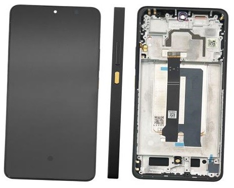 LCD-näyttö Xiaomi Poco X6 Pro 5G kosketusnäytöllä kehyksellä keltainen alkuperäinen (service pack)
