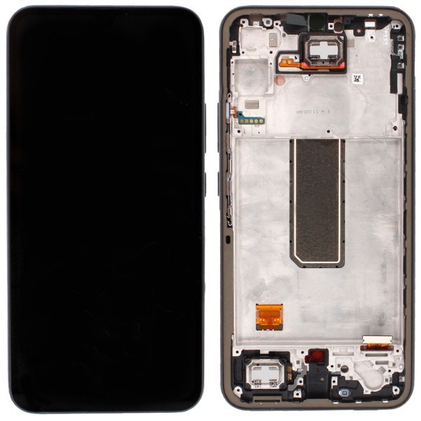 LCD screen Samsung A346 A34 5G 2023 with touch screen and frame Graphite original (used Grade A)