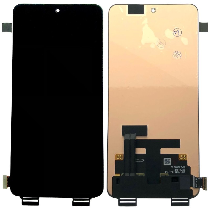 LCD-näyttö Oppo Reno8 Pro/Realme GT2/GT NEO 3T 5G kosketusnäytöllä musta ORG