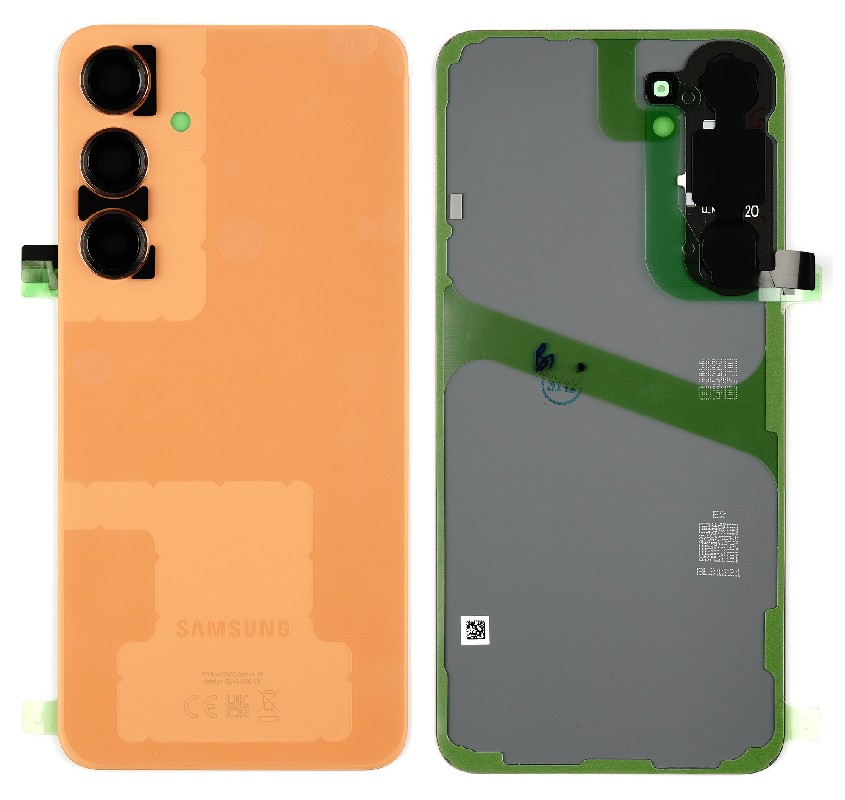 Takakansi Samsung S926 S24 Plus hiekkakivi oranssi alkuperäinen (service pack)