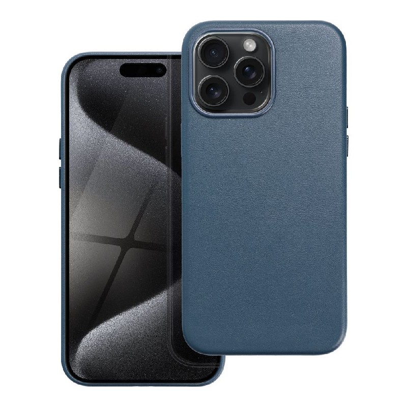 Case Leather Mag Cover (MagSafe) for iPhone 16 navy