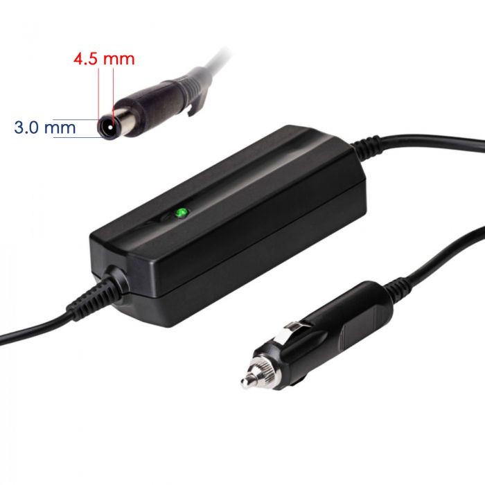 Autolaturi kannettavalle tietokoneelle Akyga AK-ND-75 (19.5V /2.31A 45W 4.5 x 3.0mm + pin) DELL 1.2m