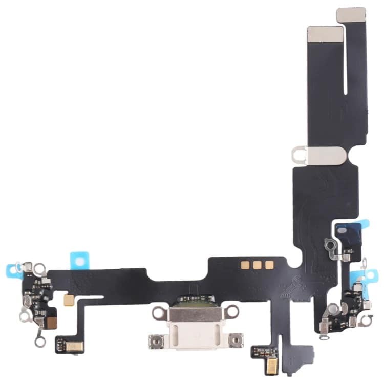 Joustava kaapeli iPhone 14 Plus latausliitäntä mikrofonilla Starlight alkuperäinen