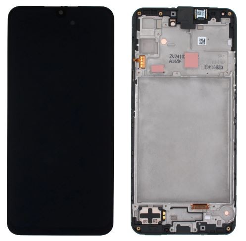 LCD näyttö Samsung A165 A16 4G kosketusnäytöllä ja kehyksellä musta alkuperäinen (huoltopakkaus)