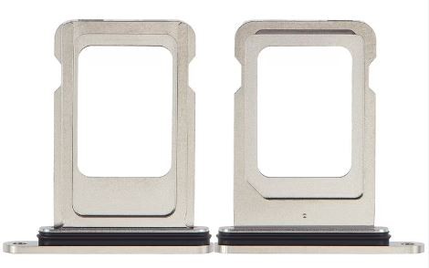 SIM-kortinpidike iPhone 15 Pro/15 Pro Max White Titanium ORG
