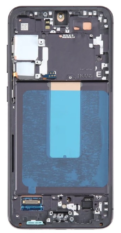 LCD-näyttö Samsung S916 S23+ 5G kosketusnäytöllä ja kehyksellä Phantom Black OLED (todellinen koko)