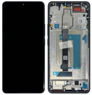 LCD-näyttö Xiaomi Poco F6 kosketusnäytöllä kehyksellä musta alkuperäinen (service pack)
