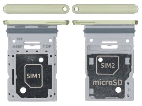 SIM-kortin pidike Samsung A556 A55 5G Awesome Lemon alkuperäinen (service pack)