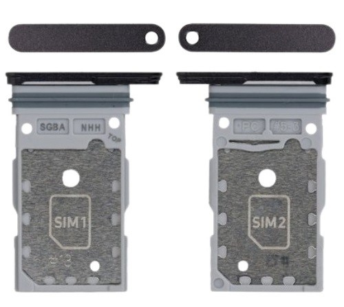 SIM-kortin pidike Samsung S721 S24 FE Graphite alkuperäinen (service pack)