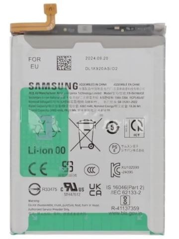 Alkuperäinen akku Samsung A165 A16 4G/A166 A16 5G/A175 A17 4G/A176 A17 5G/A266 A26 5000mAh EB-BA166ASE (huoltopakkaus)