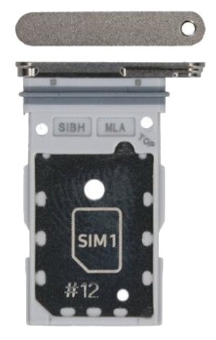 SIM-kortinpidike Samsung S928 S24 Ultra Dual Grey/Violet/Orange alkuperäinen (service pack)