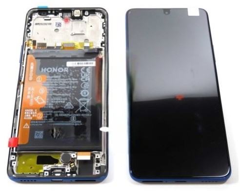 LCD-näyttö Huawei Honor Magic4 Lite 5G/Honor X9 5G/X30 5G kosketusnäytöllä kehyksellä valtamerinen sininen alkuperäinen (käytetty A-luokka)